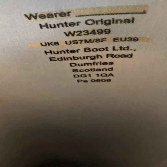 Hunter Original Boot - Picture 6 of 7